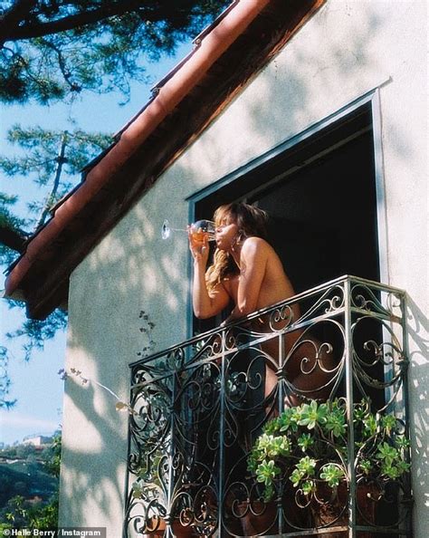 nude on a balcony